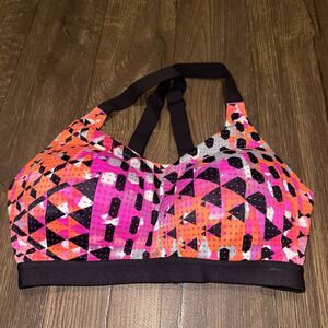 Victoria's Secret Pink and Black Sports Bra